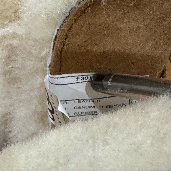 Ugg Sz 6 Tularosa Tall Boots Chestnut Suede Shearling Wool Lace Up Cozy Winter - Picture 12 of 12